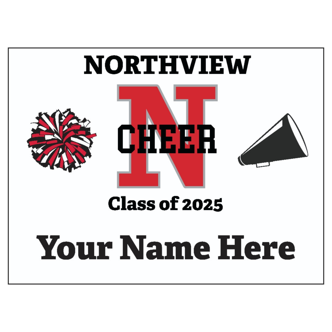 Northview Wildcats Cheer Sign Rowing Fundraiser