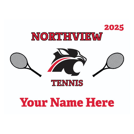 Northview Tennis Sign Rowing Fundraiser