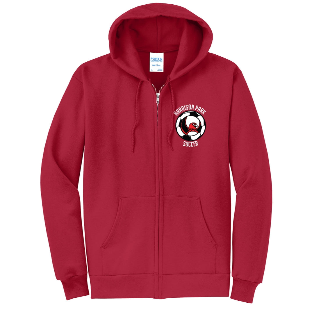 Harrison Park Soccer Zipper Hoodie