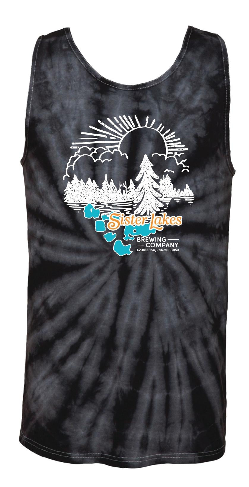 Sister Lakes Brewing Company Tie Dye Unisex Tank Top