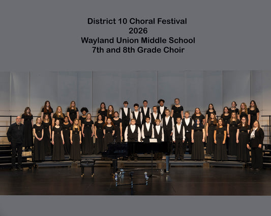 Wayland Union Middle School 7th 8th grade choir