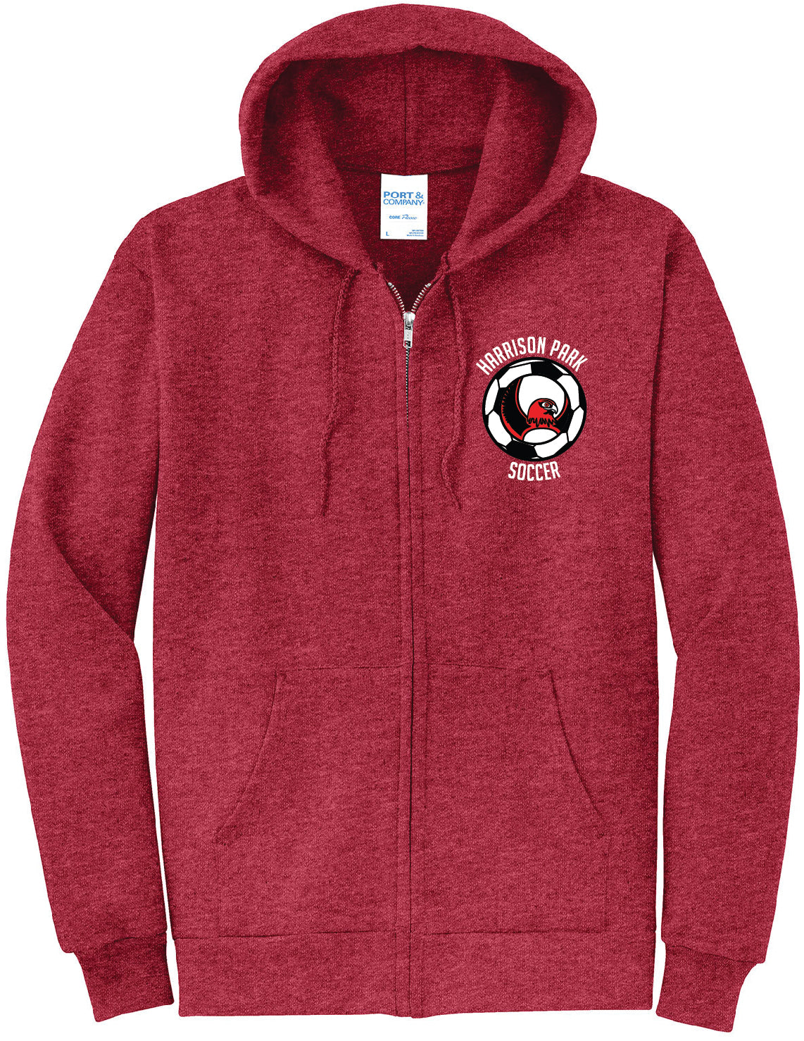 Harrison Park Soccer Zipper Hoodie