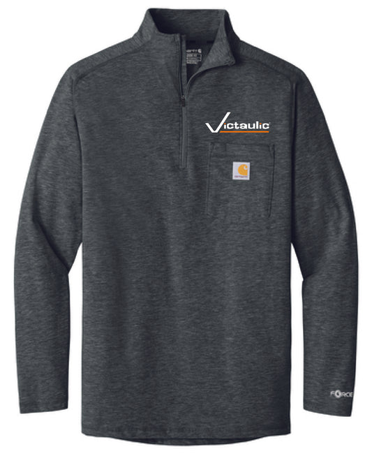 Victaulic Carhartt Force®       1/4 Zip Long Sleeve T-Shirt