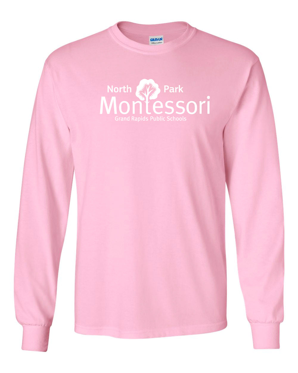 North Park Montessori Ultra Cotton® Long Sleeve T-Shirt - 5400