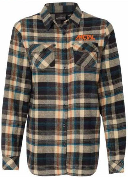 Metal Components WOMENS FLANNEL