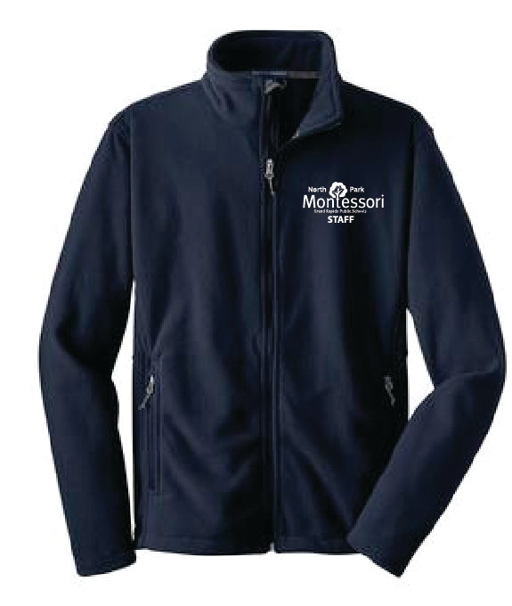 North Park Montessori Staff Full Zip Fleece Jacket (F217/L217)