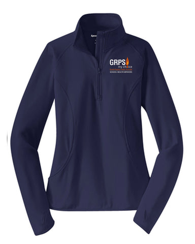 GRPS Health SportTek Ladies Sportwick 1/2 Zip LST850