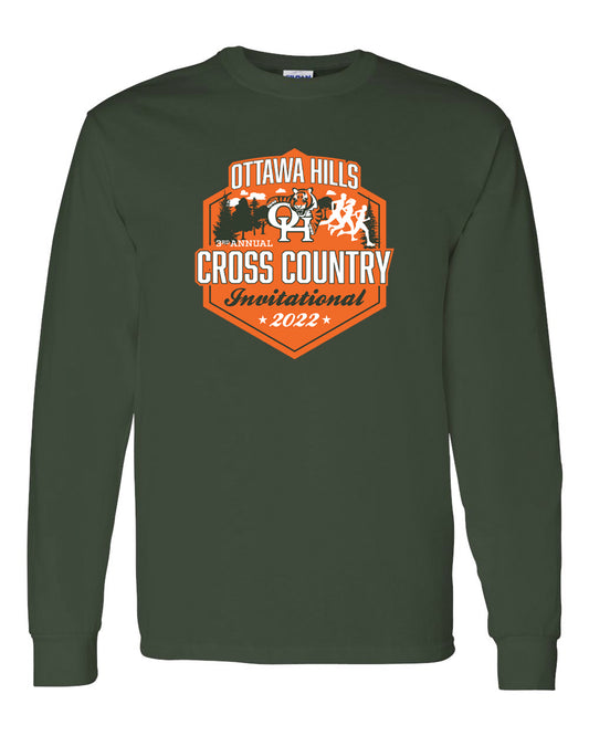 Ottawa Hills XC Invite 22 Long Sleeve Tee Shirt