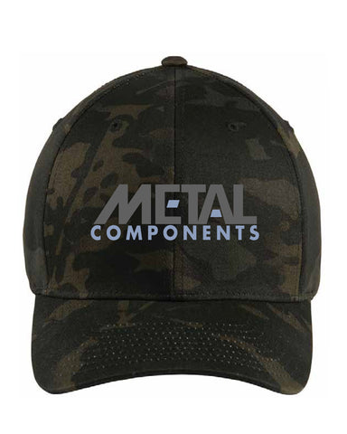 Metal Components Flexfit Black Camo Hat