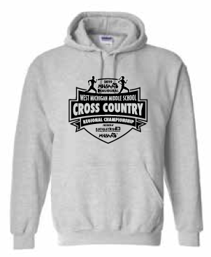 Middle School Cross Country Hoodie Sweatshirt
