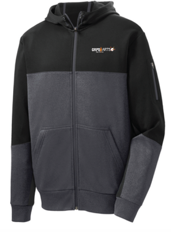 GRPS Arts ST245 Sport-Tek® Tech Fleece Colorblock Full-Zip Hooded Jacket
