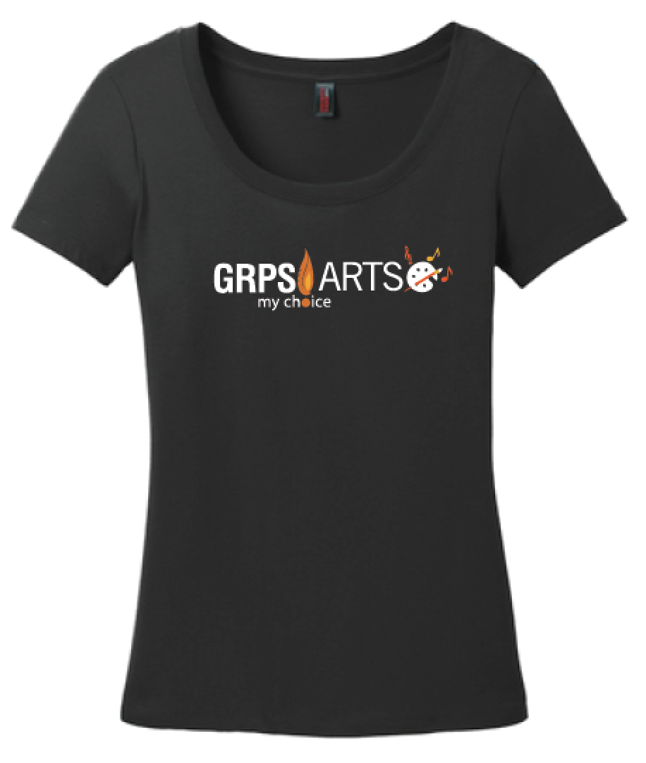 GRPS Arts DM106L District ® Women’s Perfect Weight ® Scoop Neck Tee
