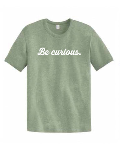 Museum Staff Alternative The Keeper Vintage 50/50 Tee- Be Curious Print
