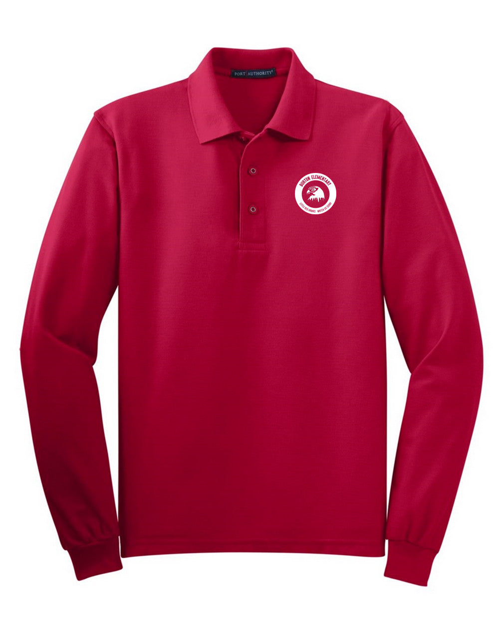 Burton Elementary Long Sleeve Polo