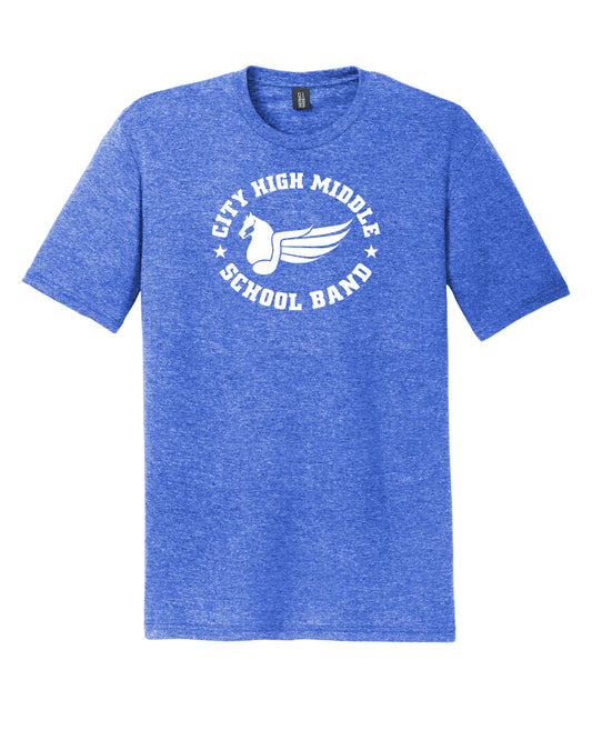 City High Middle Band Heathered Tee