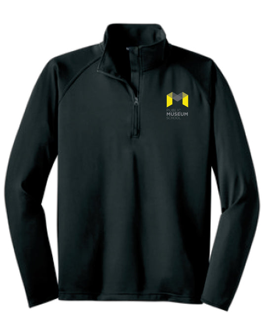 Museum School Sport Wick 1/2 Zip Pull Over