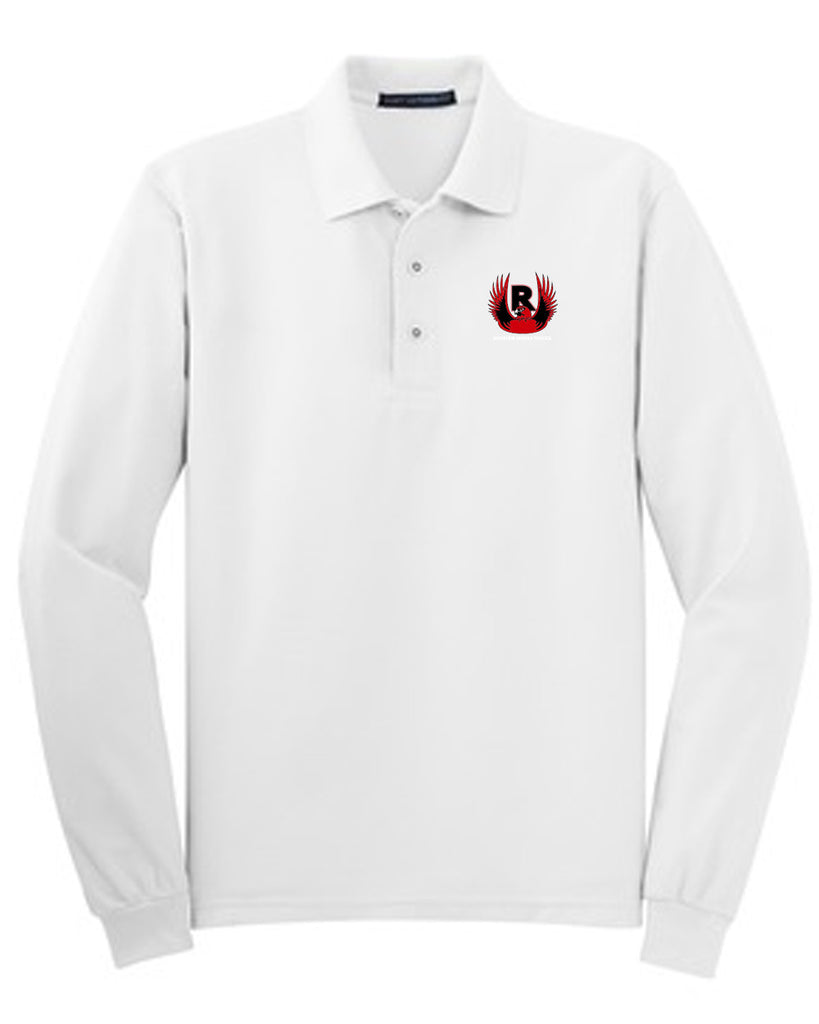 Riverside Middle Embroidered Long Sleeve Polo